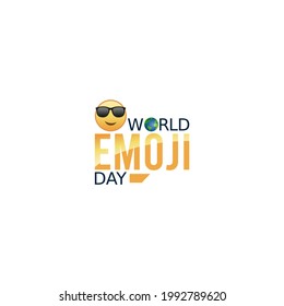vector graphic of world emoji day good for world emoji day celebration. flat design. flyer design.flat illustration.