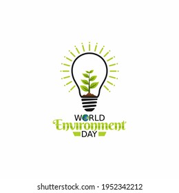 vector graphic of world environment day good for world environment day celebration. flat design. flyer design.flat illustration.