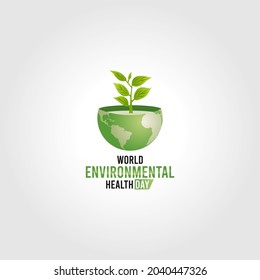 vector graphic of world environmental health day good for world environmental health day celebration. flat design. flyer design.flat illustration.