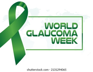 vector graphic of world glaucoma day good for world glaucoma day celebration. flat design. flyer design.flat illustration.