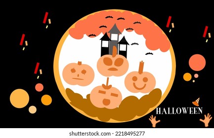 Vector graphic of world Halloween day for world Halloween day celebration. flat design. Line art design. flyer design. flat illustration. Banner design. October 31