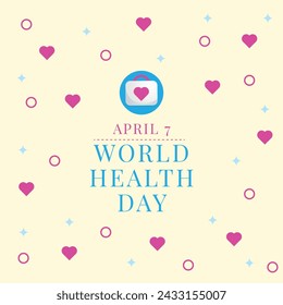 vector graphic of World Health Day ideal for World Health Day celebration.