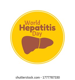 gráfico vectorial del día mundial de la hepatitis