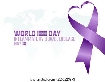 vector graphic of world ibd day good for world ibd day celebration. flat design. flyer design.flat illustration.