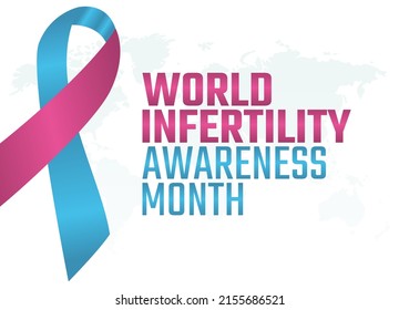 vector graphic of world infertility awareness month good for world infertility awareness month celebration. flat design. flyer design.flat illustration.