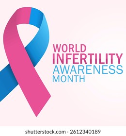 Vector graphic of World Infertility Awareness Month for World Infertility Awareness Month celebration.