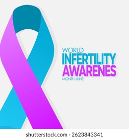 Vektorgrafik des World Infertility Awareness Month, ideal für die World Infertility Awareness Month Feier.