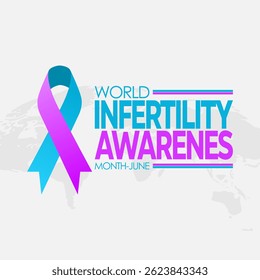vector graphic of World Infertility Awareness Month, ideal for World Infertility Awareness Month celebration.