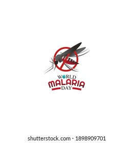 vector graphic of world malaria day good for world malaria day celebration. flat design. flyer design.flat illustration.