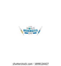 vector graphic of world meningitis day good for world meningitis day celebration. flat design. flyer design.flat illustration.