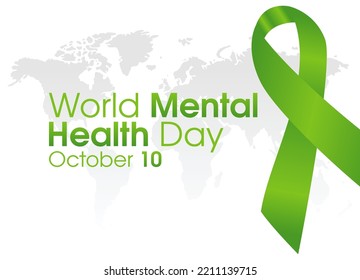 Vector Graphic World Mental Health Day Stock Vector (Royalty Free ...