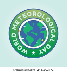 vector graphic of World Meteorological Day ideal for World Meteorological Day celebration.