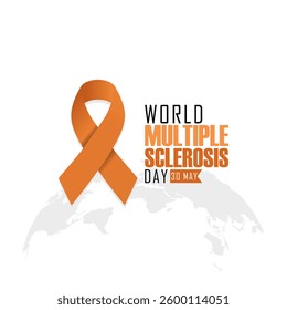 Vector graphic of World Multiple Sclerosis Day for World Multiple Sclerosis Day celebration.