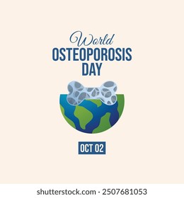 vector graphic of World Osteoporosis Day ideal for World Osteoporosis Day celebration.