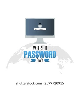 Vector graphic of World Password Day for World Password Day celebration.