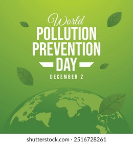 vector graphic of World Pollution Prevention Day ideal for World Pollution Prevention Day celebration.