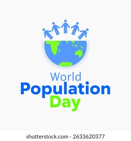 vector graphic of World Population Day ideal for World Population Day celebration