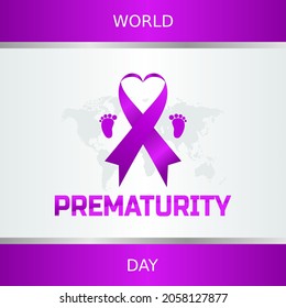 gráfico vectorial del día mundial de premadurez bueno para la celebración mundial del día de premadurez. diseño plano. diseño de volante.ilustración plana.