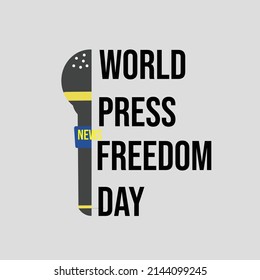 vector graphic of world press freedom day good for national world press freedom day celebration. flat design. flyer design.flat illustration.