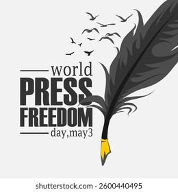 vector graphic of World Press Freedom Day ideal for World Press Freedom Day celebration