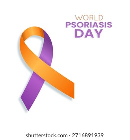 gráfico vetorial do Dia Mundial da Psoríase ideal para a celebração do Dia Mundial da Psoríase