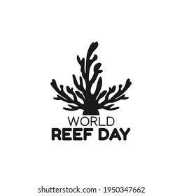 vector graphic of world reef day good for world reef day celebration. flat design. flyer design.flat illustration.