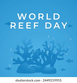 vector graphic of World Reef Day ideal for World Reef Day celebration.