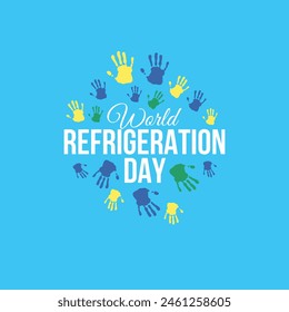 vector graphic of World Refrigeration Day ideal for World Refrigeration Day celebration.