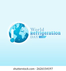 Vector graphic of World Refrigeration Day for World Refrigeration Day celebration.