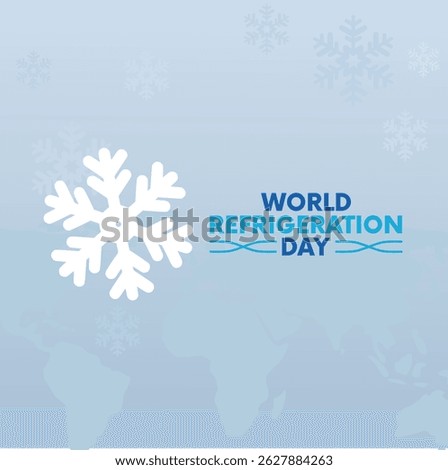 vector graphic of World Refrigeration Day ideal for World Refrigeration Day celebration