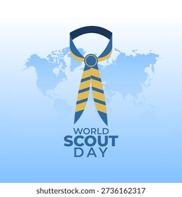 Vector graphic of World Scout Day for World Scout Day celebration.