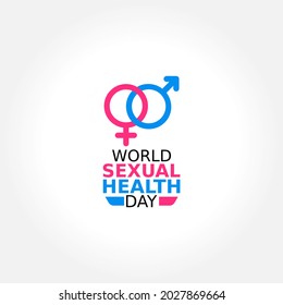 Vector Graphic Of World Sexual Health Day Good For World Sexual Health Day Celebration. Flat Design. Flyer Design.flat Illustration.