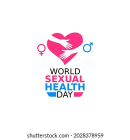 Vector Graphic Of World Sexual Health Day Good For World Sexual Health Day Celebration. Flat Design. Flyer Design.flat Illustration.	