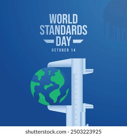 Vector gráfico del Día Mundial de las Normas, ideal para la celebración del Día Mundial de las Normas.