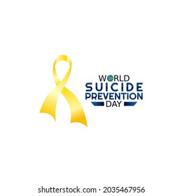 Vector Graphic Of World Suicide Prevention Day Good For World Suicide Prevention Day Celebration. Flat Design. Flyer Design.flat Illustration.