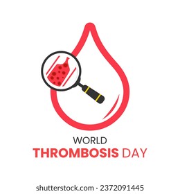 Vector Graphic of World thrombosis day for banner and design