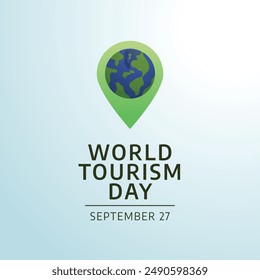 vector graphic of World Tourism Day ideal for World Tourism Day celebration.