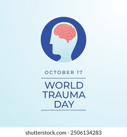 Vector gráfico del Día Mundial del Trauma ideal para la celebración del Día Mundial del Trauma.