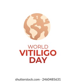 vector graphic of World Vitiligo Day ideal for World Vitiligo Day celebration.