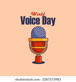 vector graphic of World Voice Day ideal for World Voice Day celebration.