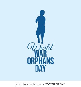 vector graphic of World War Orphans Day ideal for World War Orphans Day celebration.