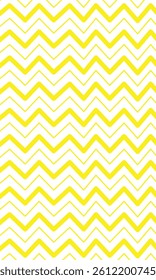 Vector graphic of yellow color line pattern on fertical background of white color