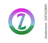 Vector graphic of Z Z7 7 AND Z monogram logo Abstract initial monogram alphabet logo design. This vector is perfect for company logos, t-shirt designs, labels, templates, banners, identity,etc.