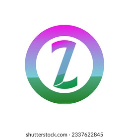 Vector graphic of Z Z7 7 AND Z monogram logo Abstract initial monogram alphabet logo design. This vector is perfect for company logos, t-shirt designs, labels, templates, banners, identity,etc.