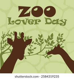 vector graphic of Zoo Lovers Day ideal for National Zoo Lovers Day celebration.