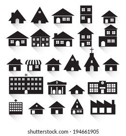 vector of graphical urban building