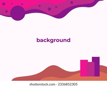 Vector graphics, abstract background in trend colors for presentation, banner, inscription