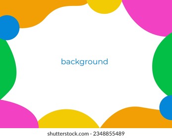 Vector graphics, abstract background in trend colors for presentation, banner, inscription