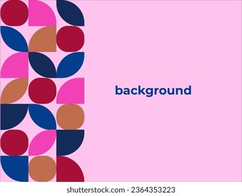 Vector graphics, abstract background in trend colors for presentation, banner, inscription