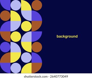 Vector graphics, abstract background in trend colors for presentation, banner, inscription